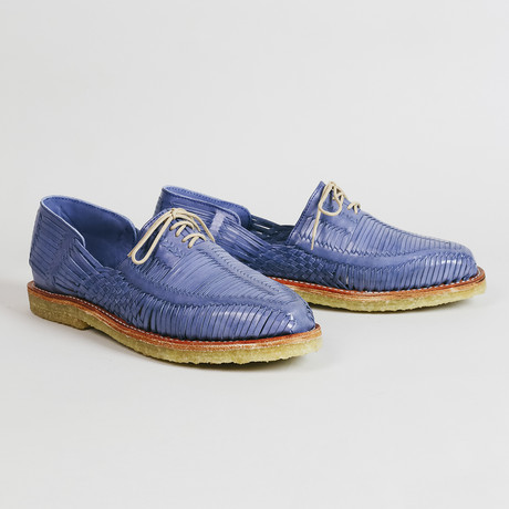Bentio Natural Leather Shoe // Blue (US: 7.5)