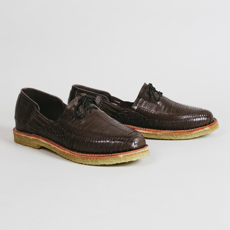 Benito Natural Leather Shoe // Coffee (US: 7.5)