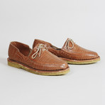 Benito Natural Leather Shoe // Cognac (US: 8.5)