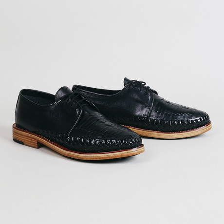 Zapata Leather Shoe // Black (US: 7.5)