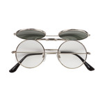 Lennon Flip // Silver + Black