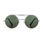 Lennon Flip // Silver + Black