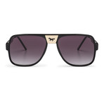 Orbital Stallion // Black + Gold + Black Gradient