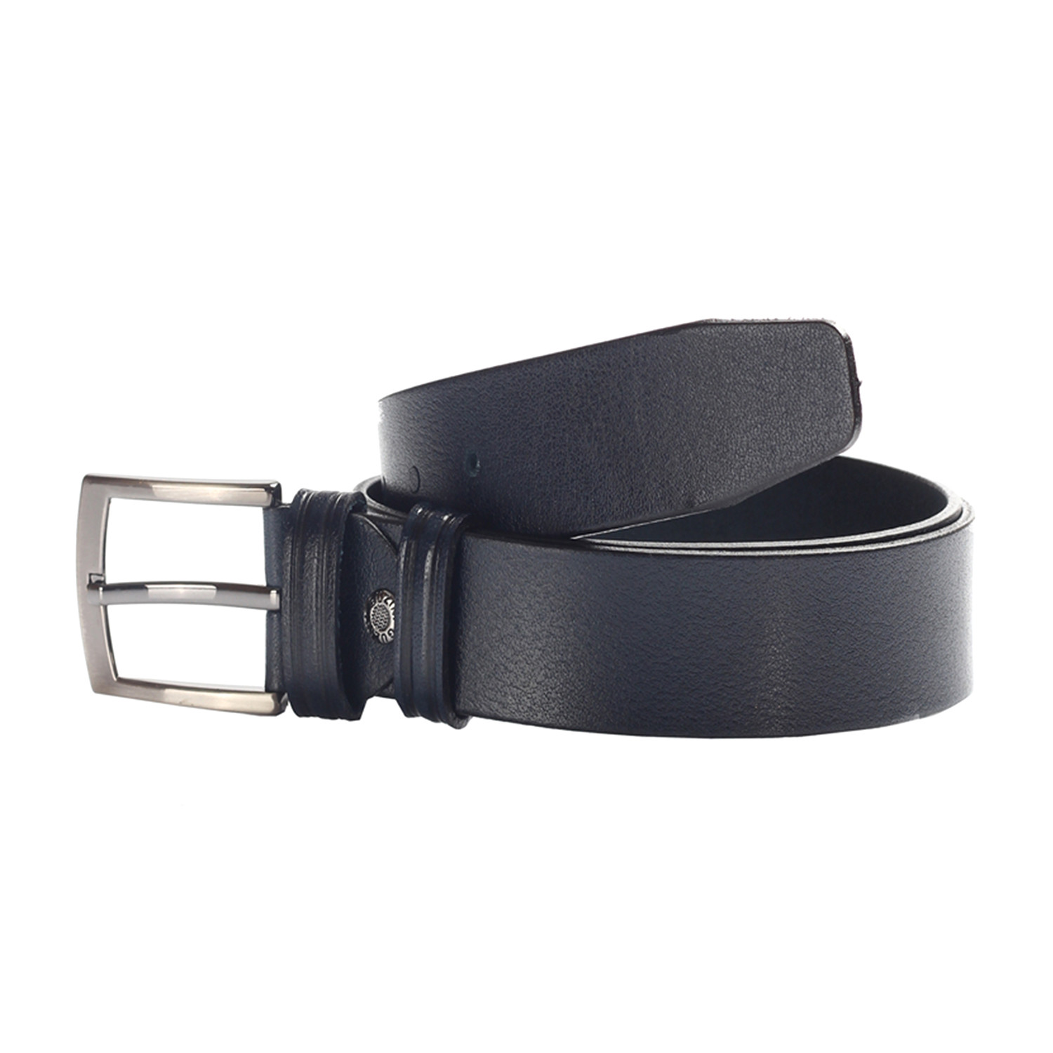 Grain Leather Belt // Dark Blue (110 cm // 44