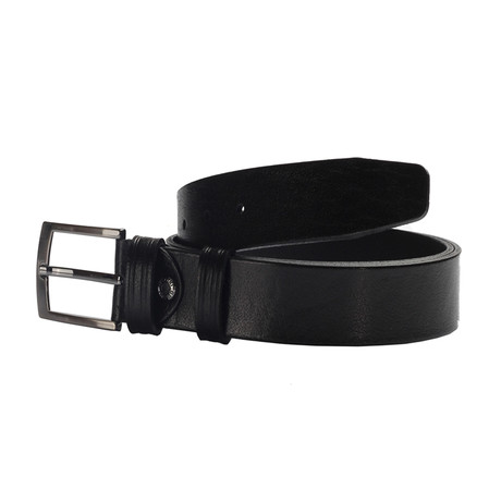 Grain Leather Belt // Black (110 cm // 44" Waist)