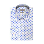 Stretch Polka Dot Shirt // White (XS)