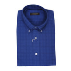 Slim Fit Solid Shirt // Blue (S)