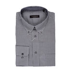 Regular Fit Check Dress Shirt // Gray (Euro: 39)
