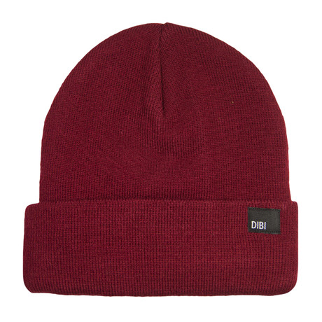 Fleece Lined Beanie // Burgundy