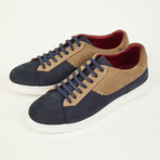 Nubuck Sneaker // Blue + Beige (Euro: 43)