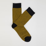 Socks // Black + Yellow