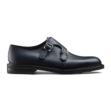 Morval Buffalo Monk Strap // Navy (UK: 6.5)