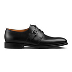 Cliffe Calf Monk Strap // Black (UK: 6.5)