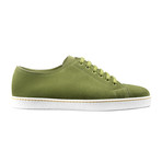 Levah Unlined Suede Sneaker // Apple Green (UK: 6.5)