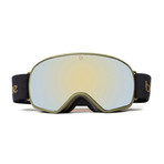 Base Goggle // Green + Gold Lens