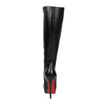 Leather Bianca 140mm Pumps Boots // Black (Euro: 38.5)