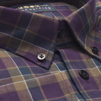 Checkered Pocket Button-Up Shirt // Multicolor (XL)
