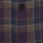 Checkered Pocket Button-Up Shirt // Multicolor (S)