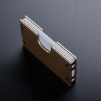 Annodized Metal Wallets (Light Gold)