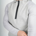 Elevate Tech Half Zip Hoodie // Marl Gray (M)