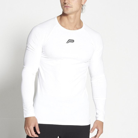 Icon Long-Sleeved Fit // White (L)