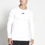 Icon Long-Sleeved Fit // White (L)