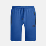 Lightweight Tapered Shorts // Blue (S)