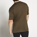 Longline Lifestyle T-shirt // Khaki (S)