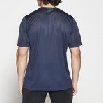 Mesh Back T-shirt // Navy (S)