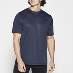 Mesh Back T-shirt // Navy (S)