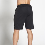 Mesh Paneled Shorts // Black (S)