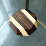 Geometric Hardwood Coasters // Set Of 4