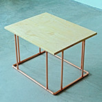 Minimalist Copper Coffee Table