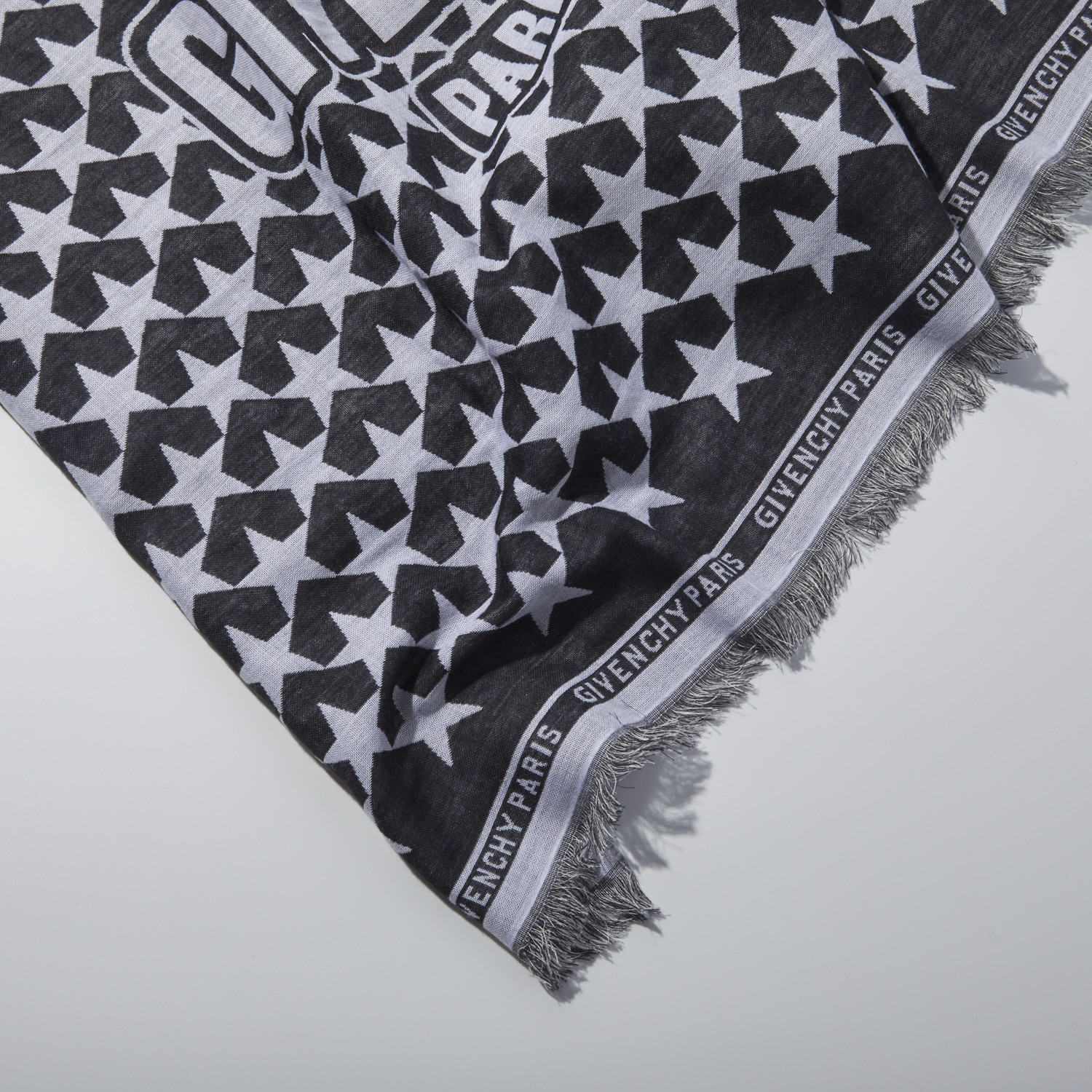 Givenchy // Wool Star Scarf // Black - Designer Scarves - Touch of Modern