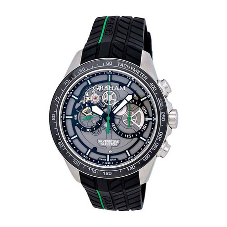 Graham Silverstone RS Skeleton Chronograph Automatic // 2STAC2.B01A // Store Display