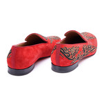 Oxford Slip On // Fire Red (Euro: 40.5)