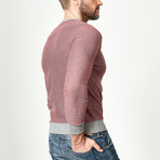 Wool Pullover Round Neck // Raspberry (XS)