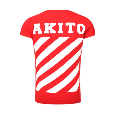 Stripe T-Shirt // Red (S)