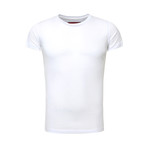 Stripe T-Shirt // White (XL)