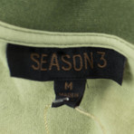Yeezy // Season 3 Cotton Short Sleeve Crewneck Sweater // Green (M)
