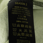 Yeezy // Season 3 Cotton Short Sleeve Crewneck Sweater // Green (L)