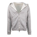 Oyster Holdings // Narita Zip-Up Hoodie Sweatshirt // Heather Gray (L)