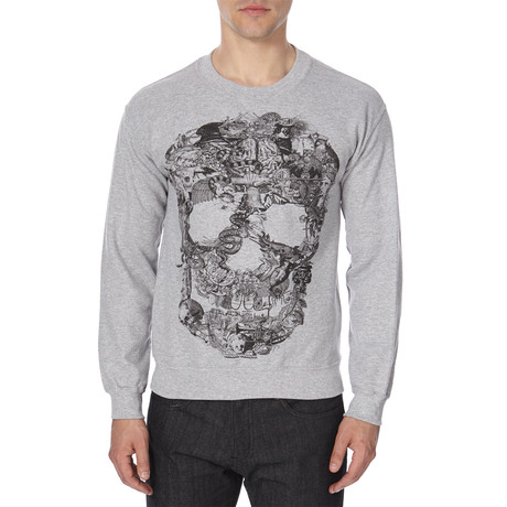 The Junk Skull Sweat // Gray (S)