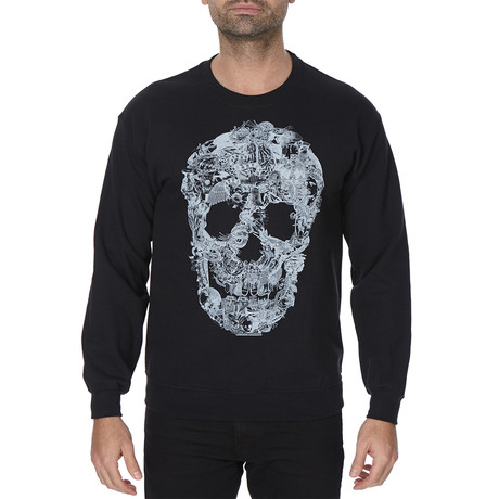 The Junk Skull Sweat // Black (S)
