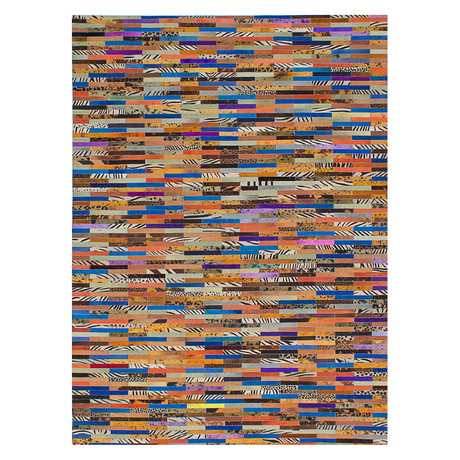 Luciana Patchwork Cowhide // 4'6" x 6'6"