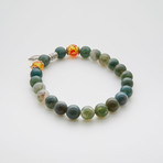 Dell Arte // Green Aventurine Stone Bracelet
