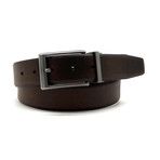 Harrison II Reversible Casual Belt // Brown + Tan (32"W)