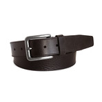 Darius Casual Leather Belt // Brown (36)