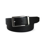Marcus Leather Reversible Feather Edge Belt // Brown + Black (38"W)