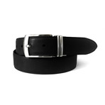 Mason Double Keeper Reversible Leather Belt // Brown + Black (32"W)